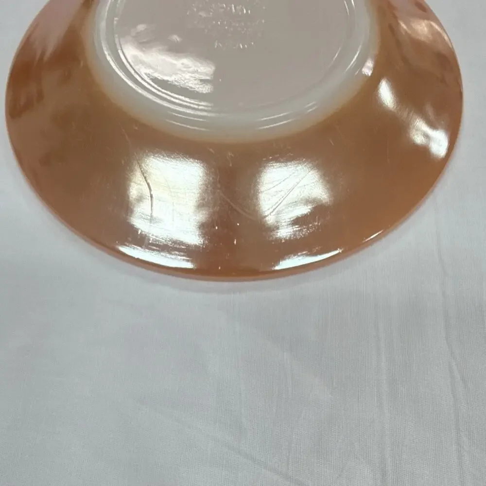 Copied - Pink Pressed Glass Laurel Pattern Round Plate 6 in
